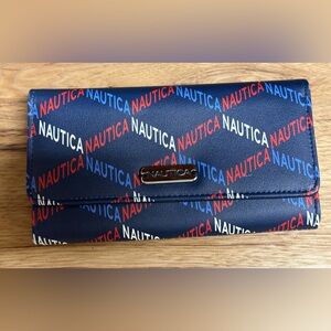 Nautica Trifold RFID Wallet NWOT